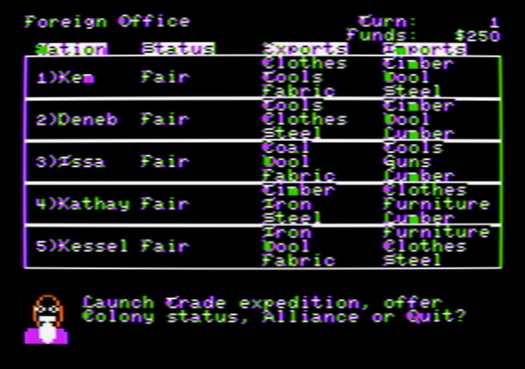Foreign Office diplomacy screen